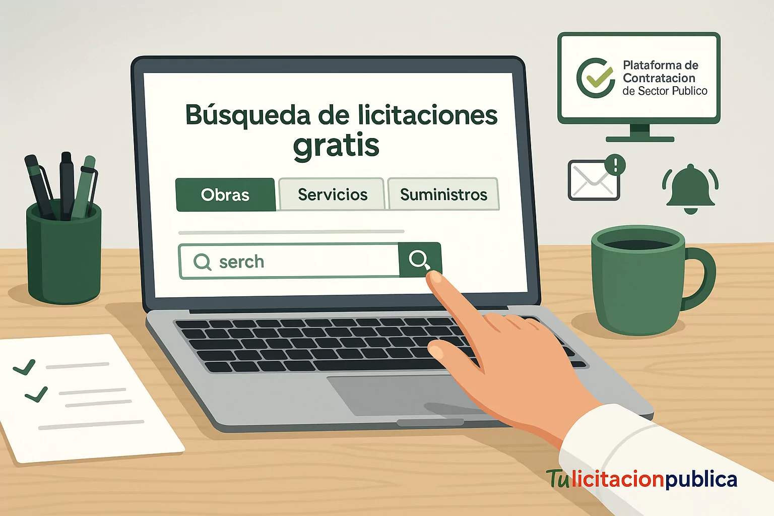Buscar licitaciones alertas