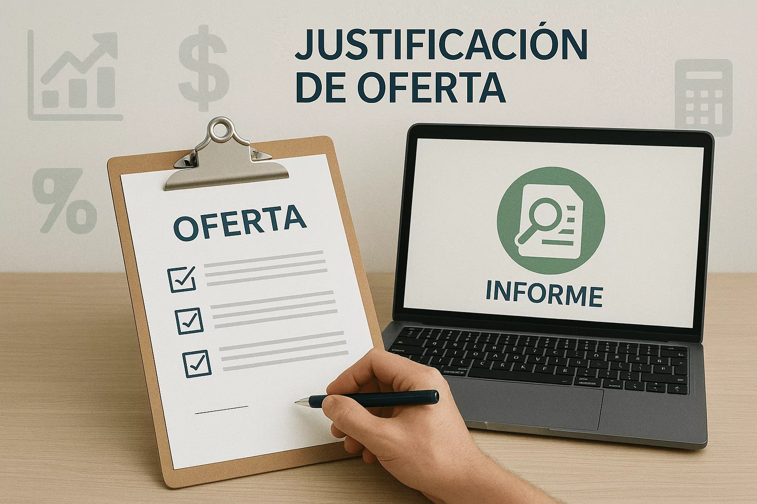 Justificación de oferta